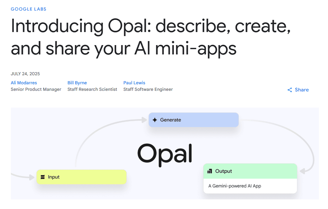 Is Google Opal the No-Code AI Dream We've Been Waiting For?