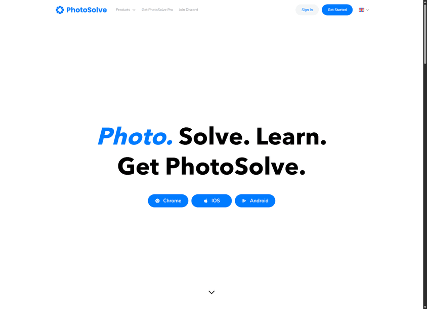 PhotoSolve screenshot